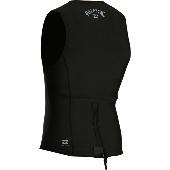 2024 Billabong Mens Absolute 2mm Wetsuit Vest ABYW000101 - Black
